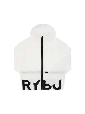 Burberry Kids Logo Print Hooded Jacket