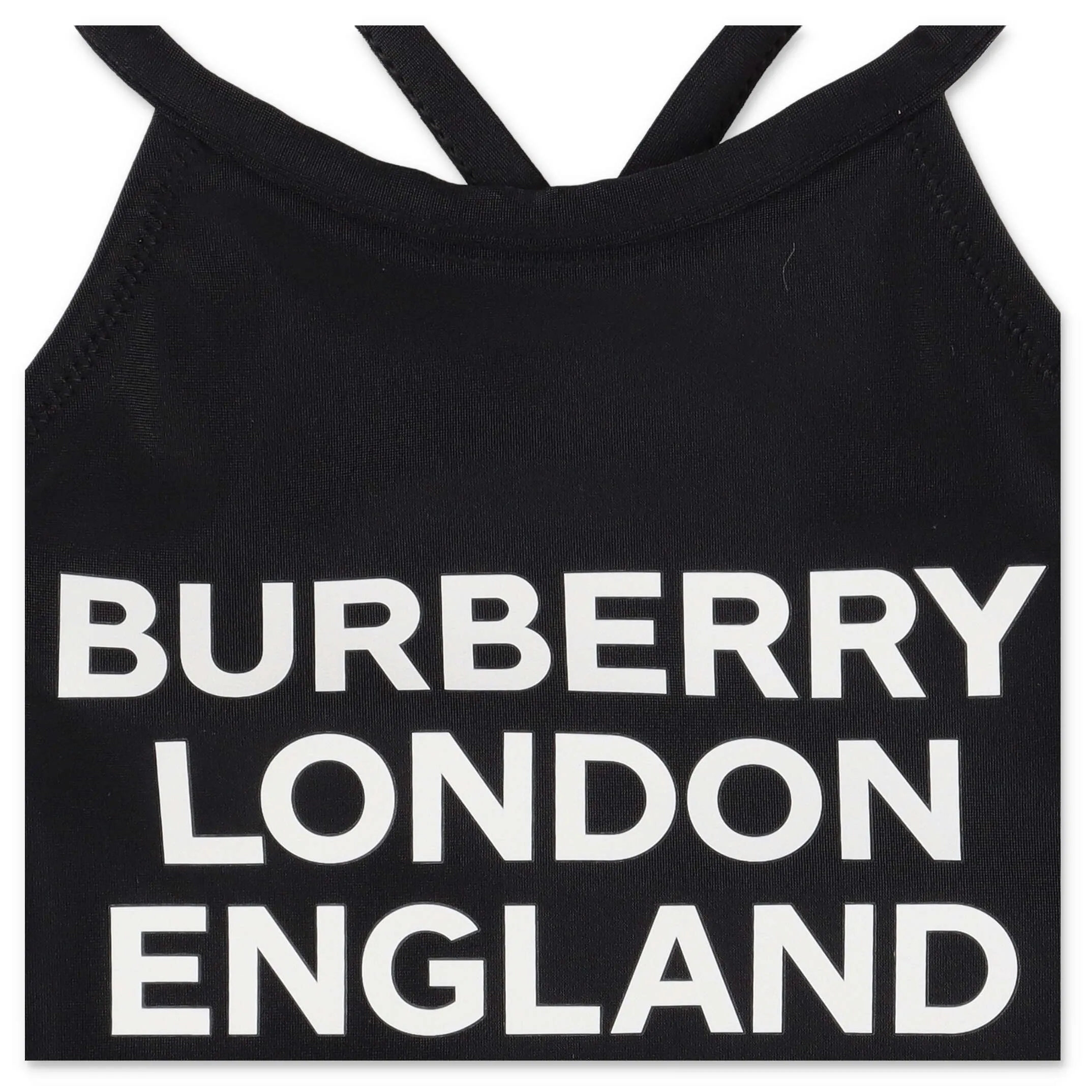 Burberry Kids Logo Print Swimsuit