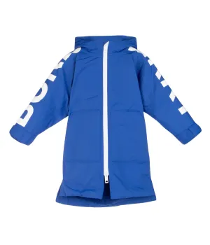 Burberry Kids Logo Printed Contrast Zip Jacket