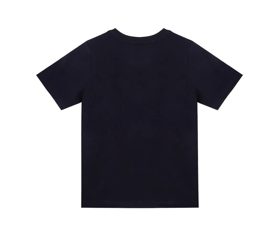 Burberry Kids Logo Printed Crewneck T-Shirt