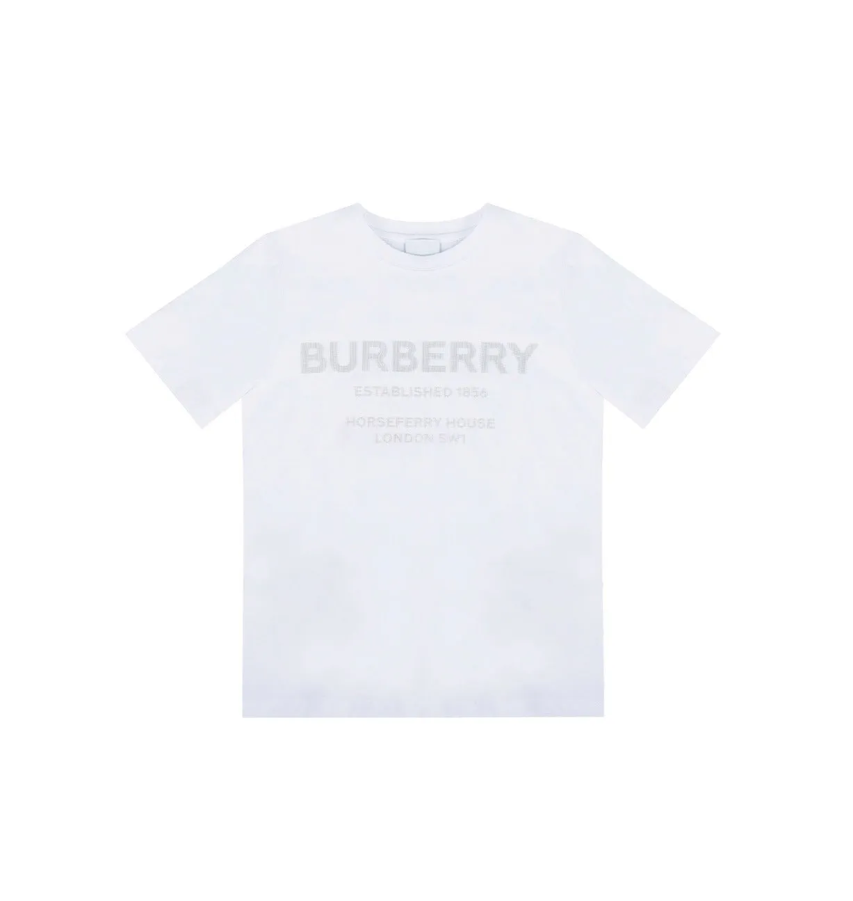 Burberry Kids Logo Printed Crewneck T-Shirt