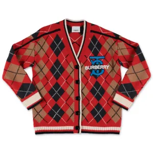 Burberry Kids Monogram Motif Cardigan