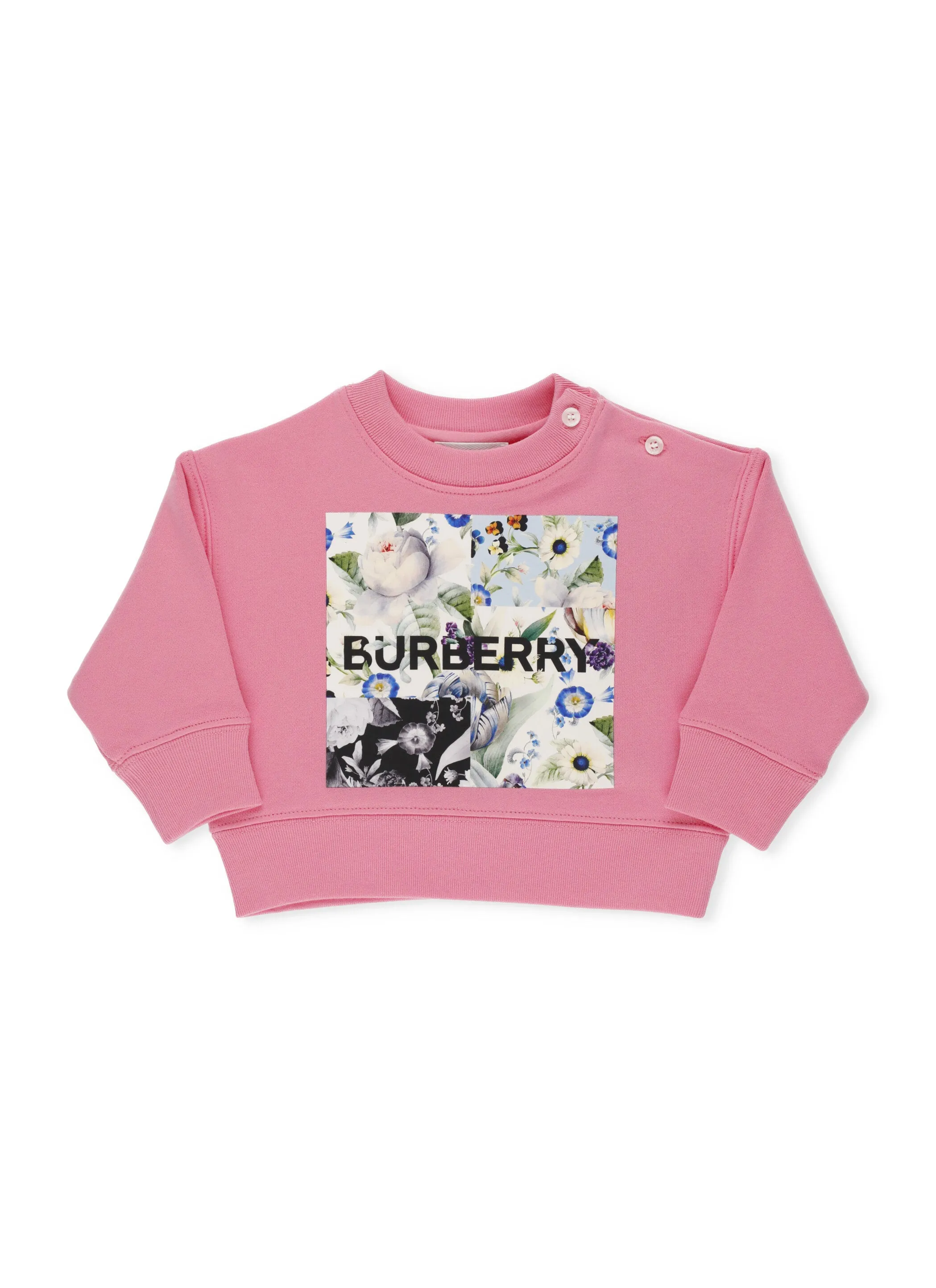 Burberry Kids Montage Print Crewneck Sweatshirt