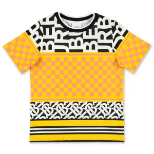 Burberry Kids Montage Print Crewneck T-Shirt