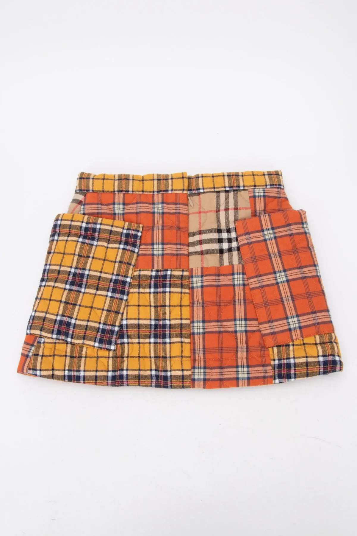 Burberry Kids Patchwork Check Skirt