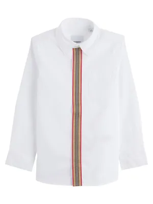 Burberry Kids Stripe Detail Shirt