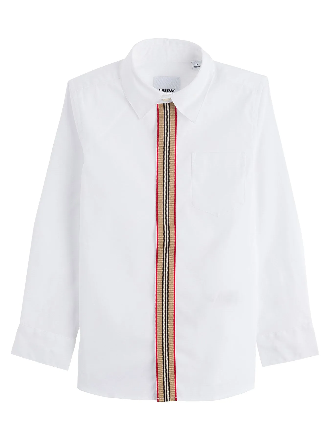 Burberry Kids Stripe Detail Shirt