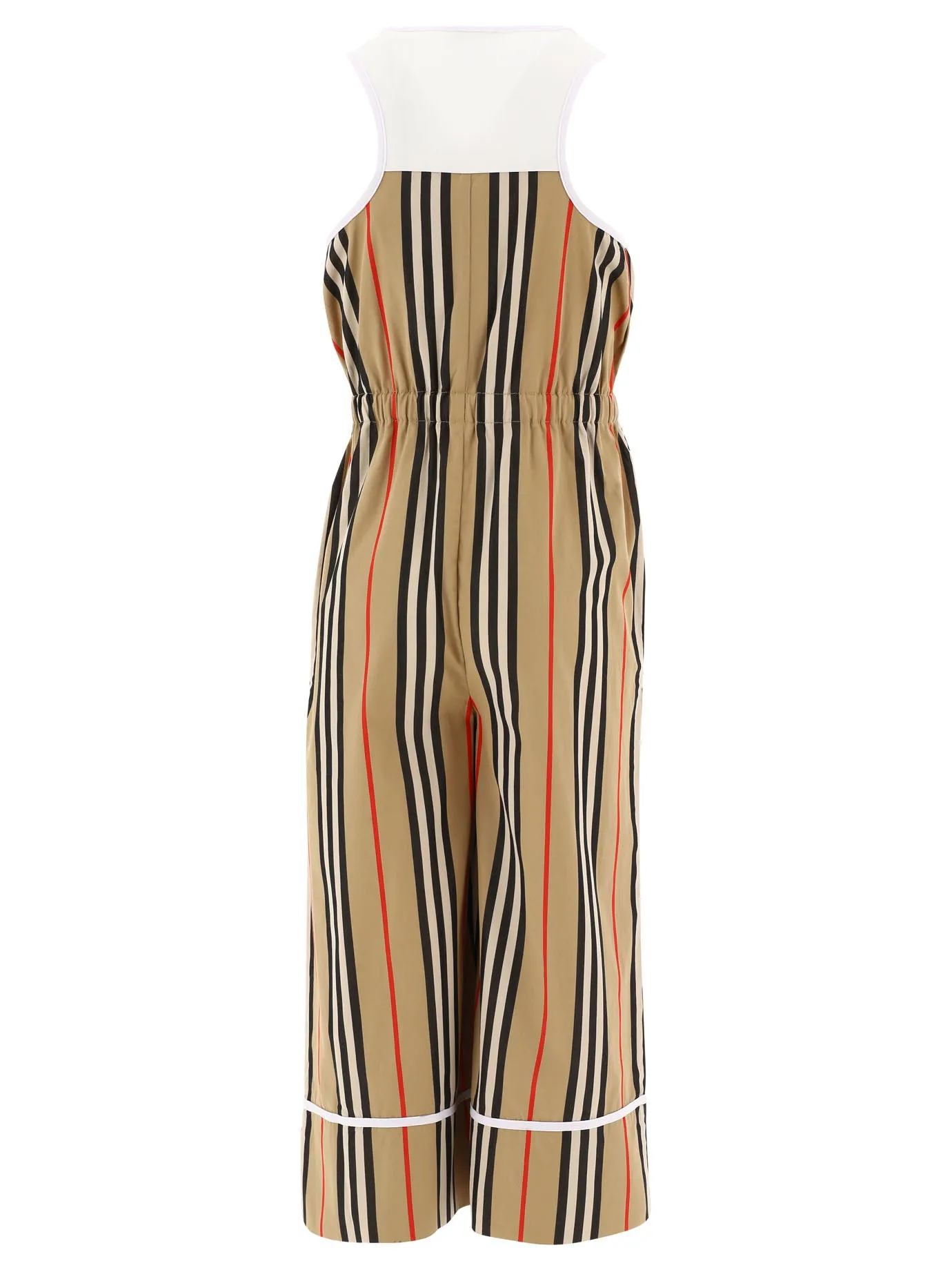 Burberry Kids Striped Sleeveless Jumpsuit