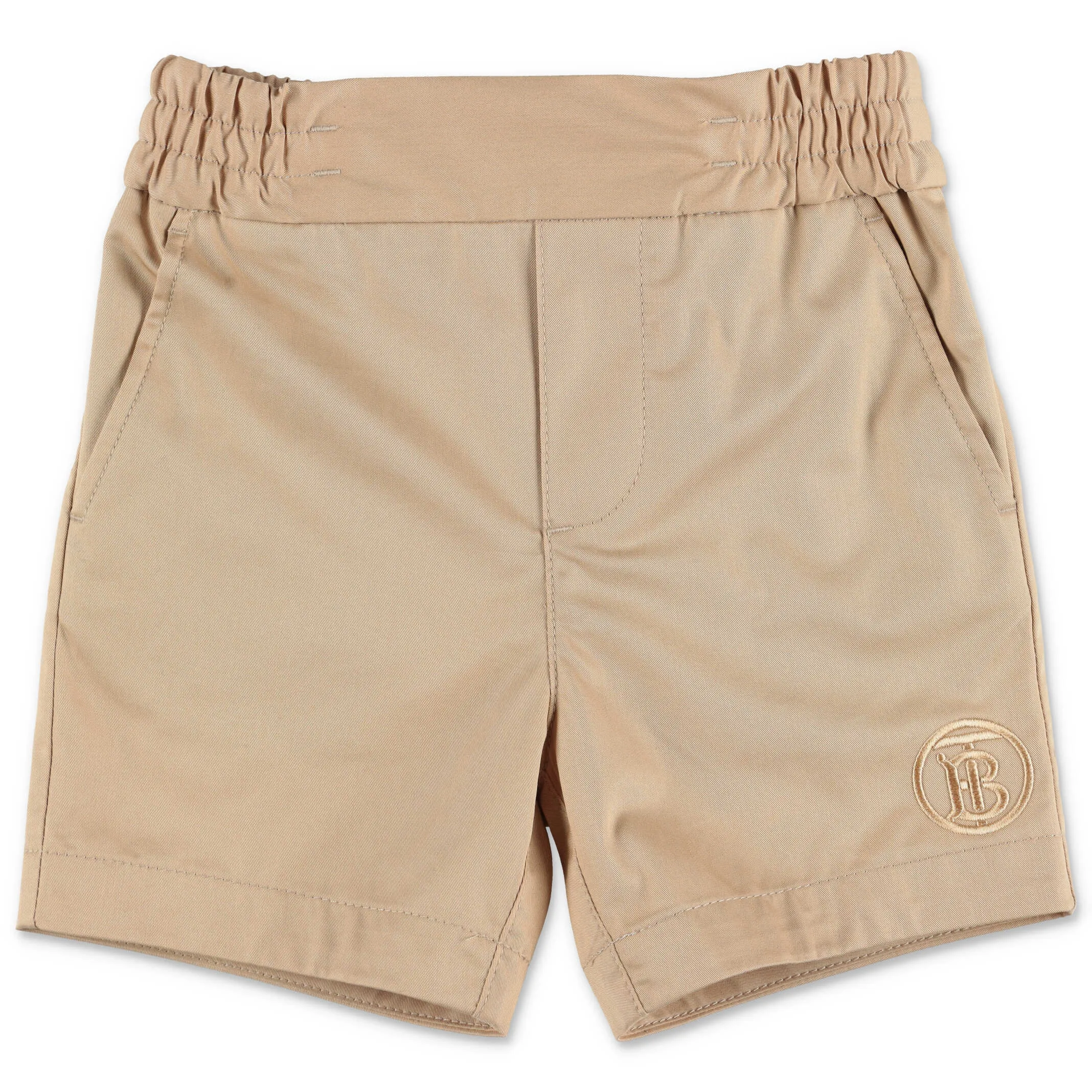 Burberry Kids TB Logo Embroidered Shorts