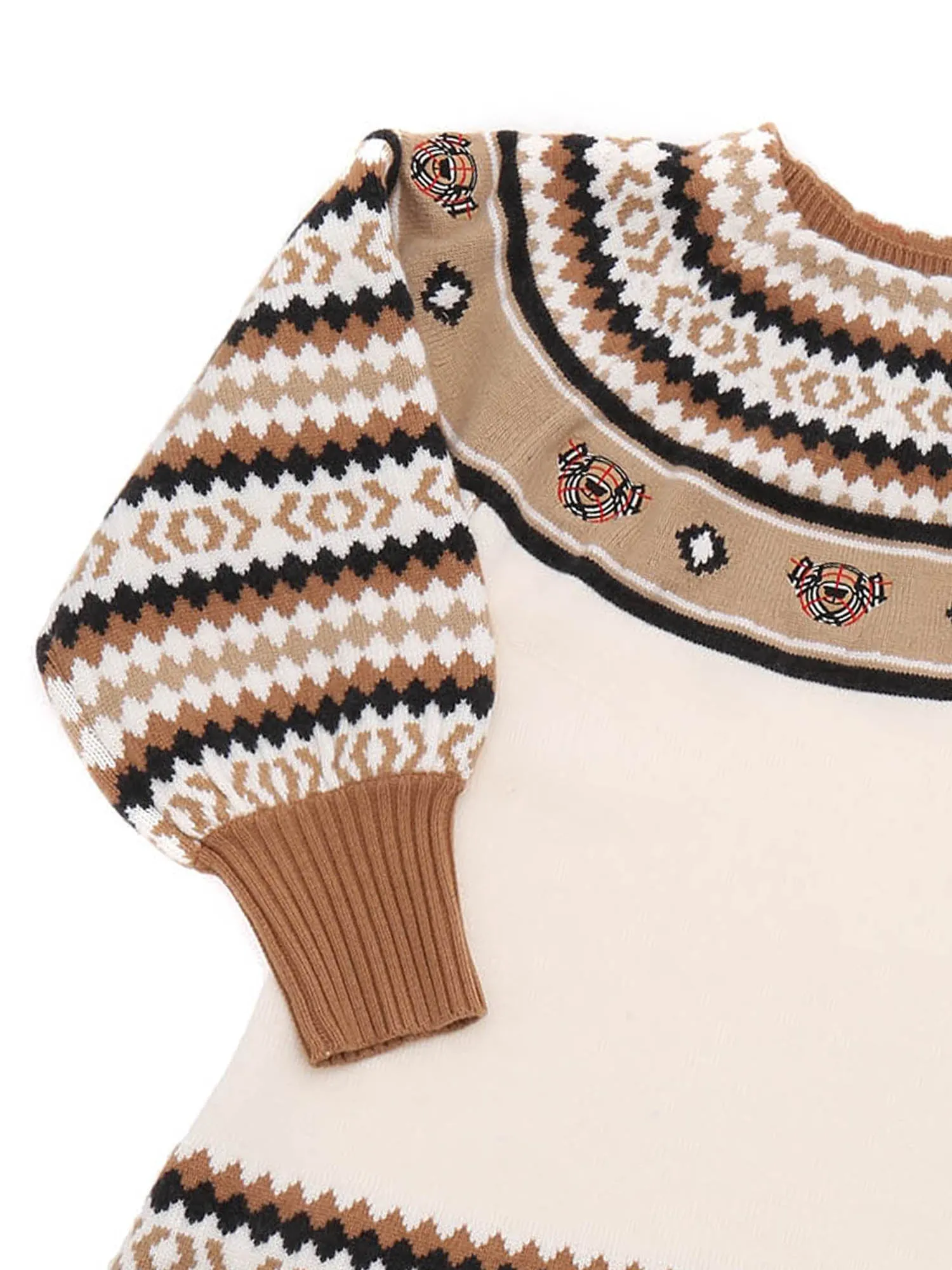Burberry Kids Thomas Bear Intarsia Dress