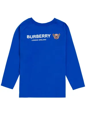 Burberry Kids Thomas Bear Logo Printed Sweatshirt