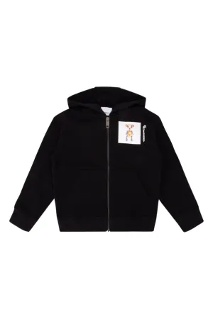 Burberry Kids Thomas Bear Print Hooded Jacket