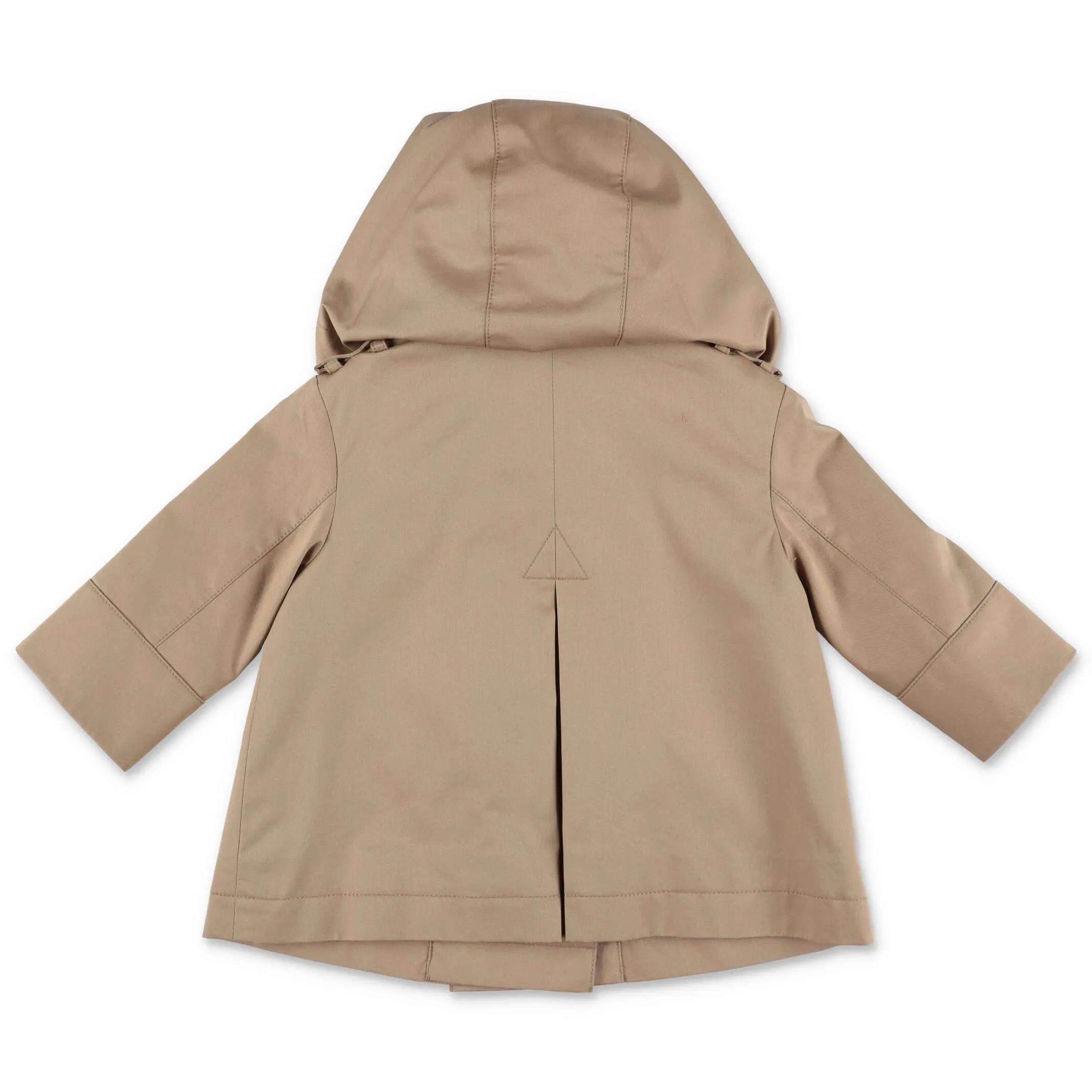 Burberry Kids Twill Hooded Trench Coat