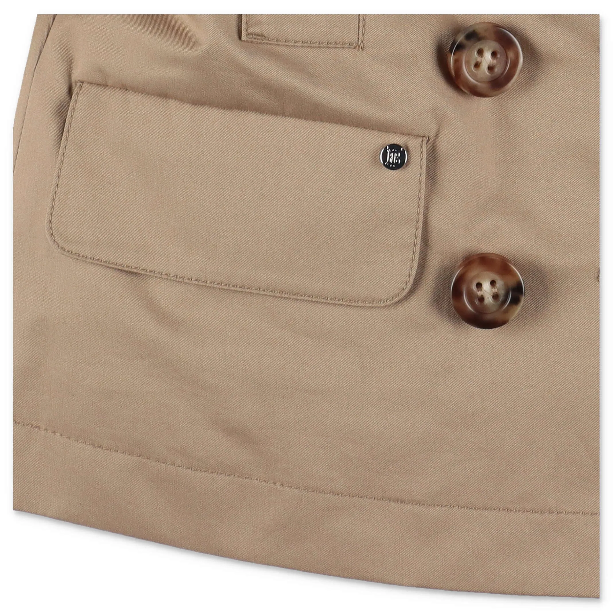 Burberry Kids Twill Hooded Trench Coat