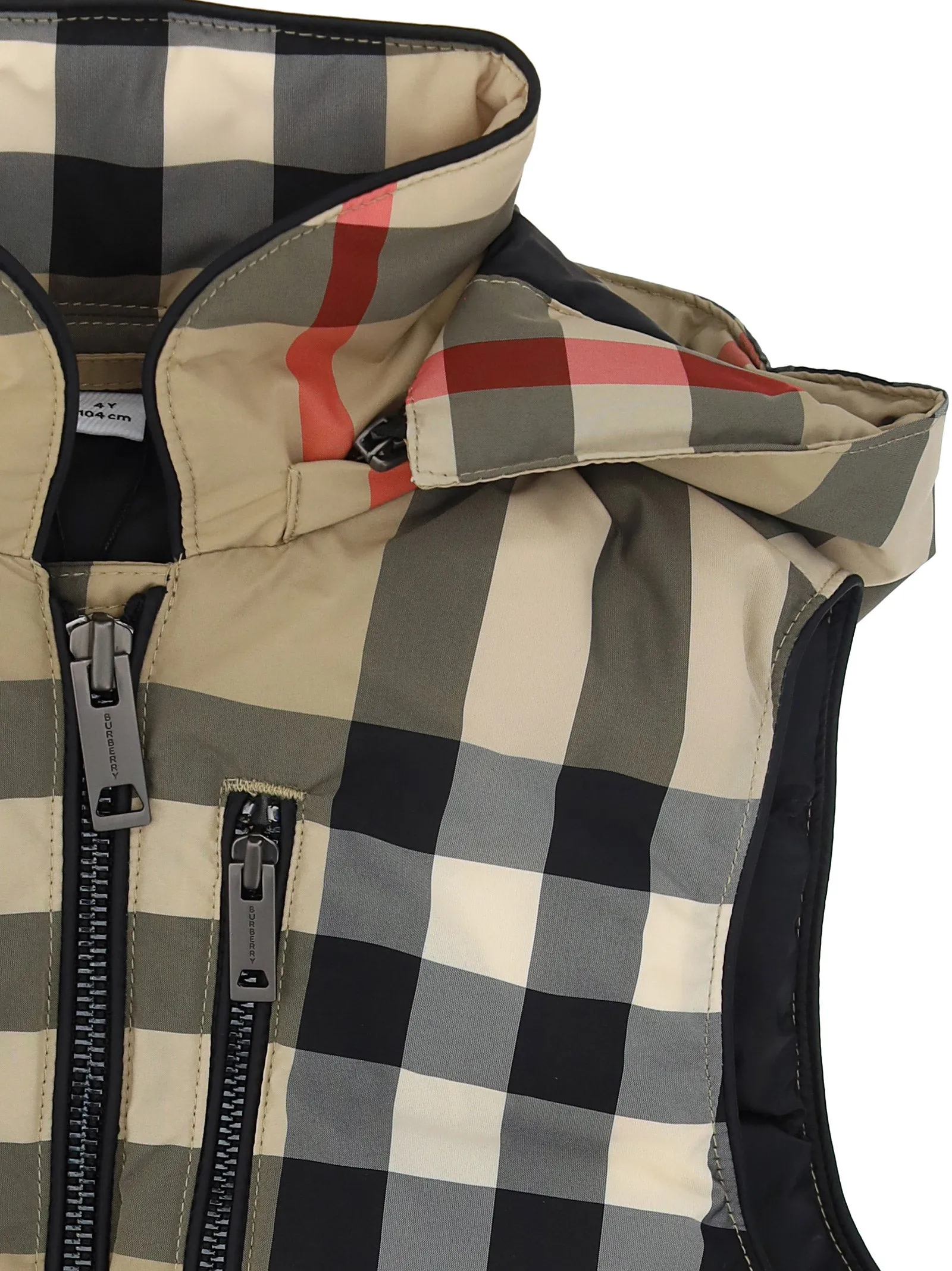 Burberry Kids Vintage Check Down Gilet