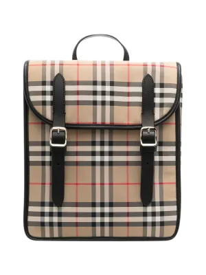Burberry Kids Vintage Check ECONYL Satchel Bag
