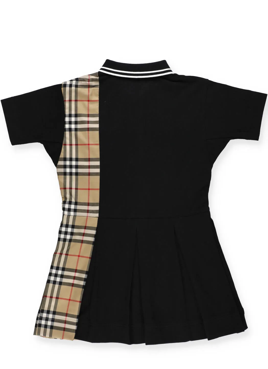 Burberry Kids Vintage Check Panel Polo Shirt Dress