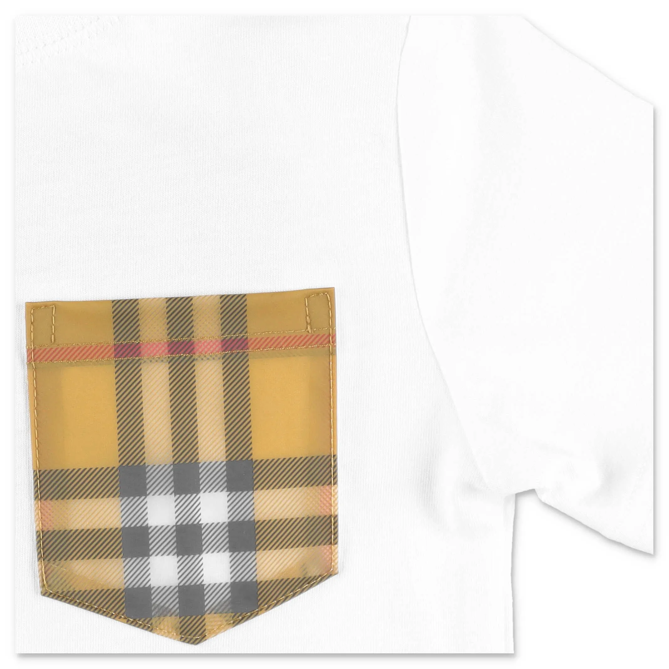 Burberry Kids Vintage Check Pocket T-Shirt