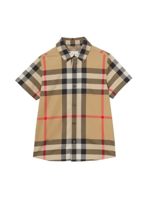 Burberry Kids Vintage Check Short-Sleeve Shirt
