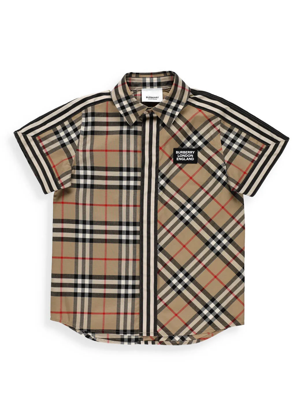 Burberry Kids Vintage Check Short Sleeve Shirt