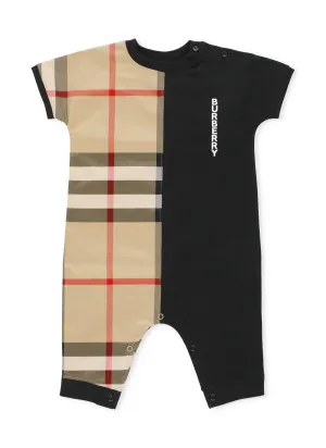 Burberry Kids Vintage Checked Romper
