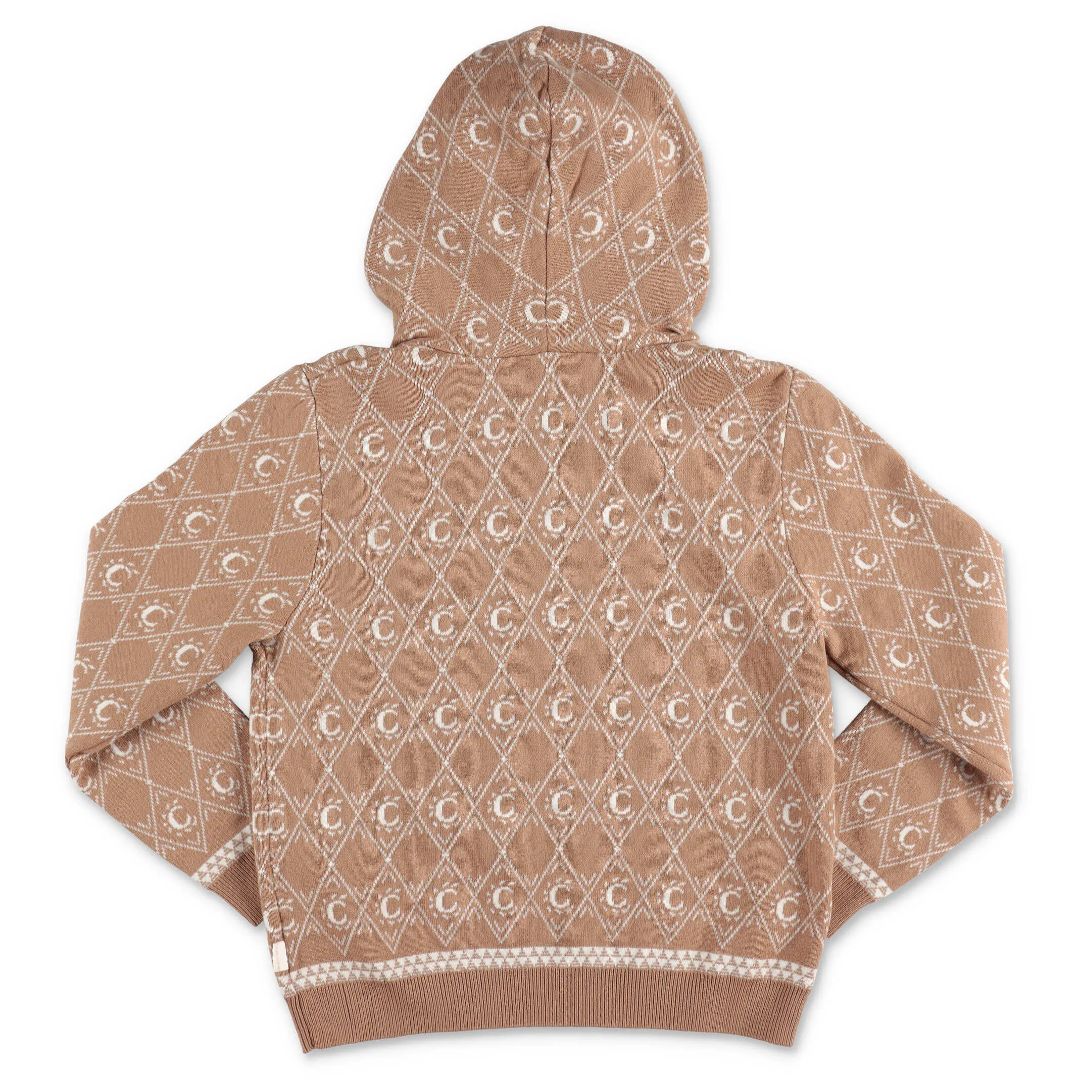 Chlo Kids C Intarsia Knitted Hoodie