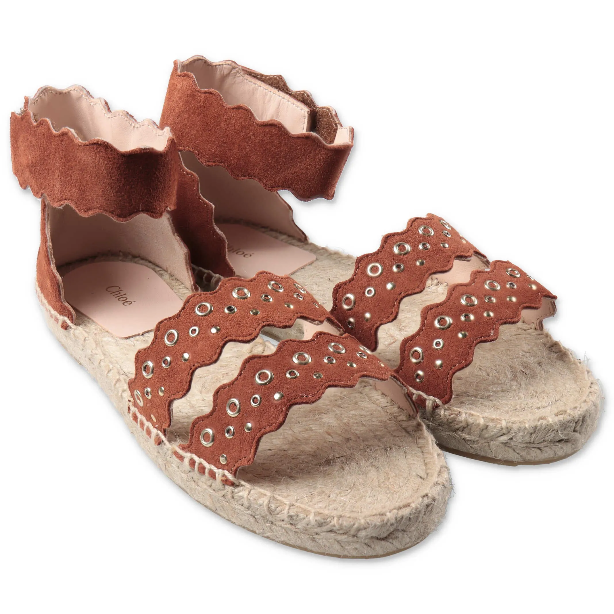Chlo Kids Grommet Studded Strap Sandals
