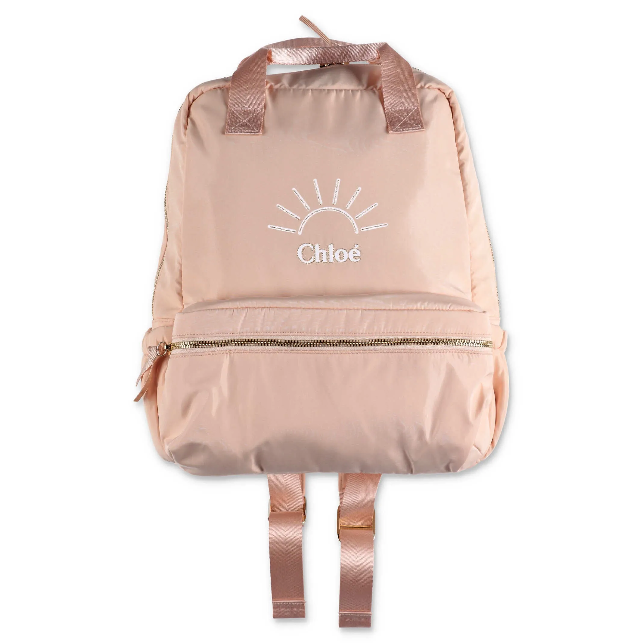 Chlo Kids Logo Embroidered Backpack