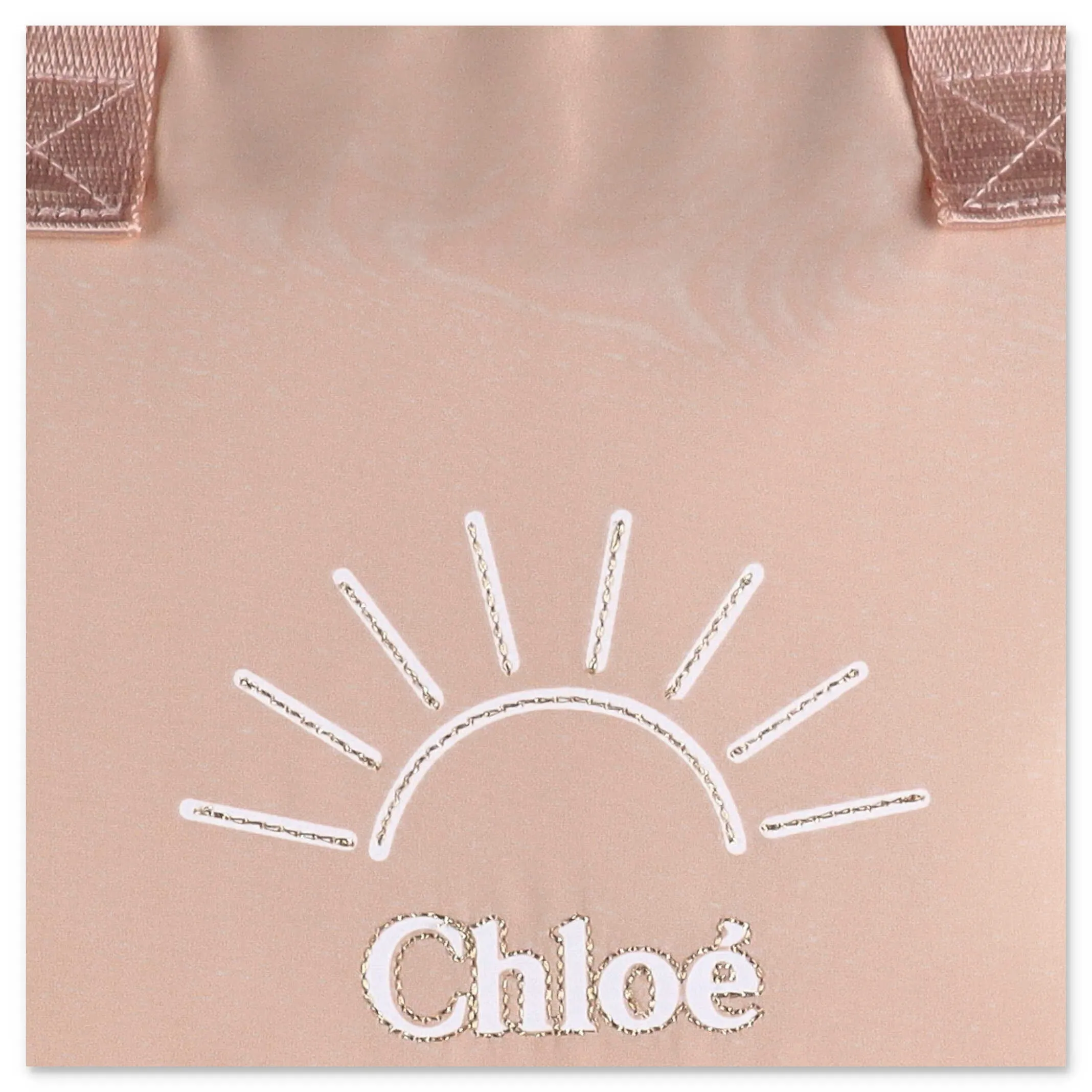 Chlo Kids Logo Embroidered Backpack