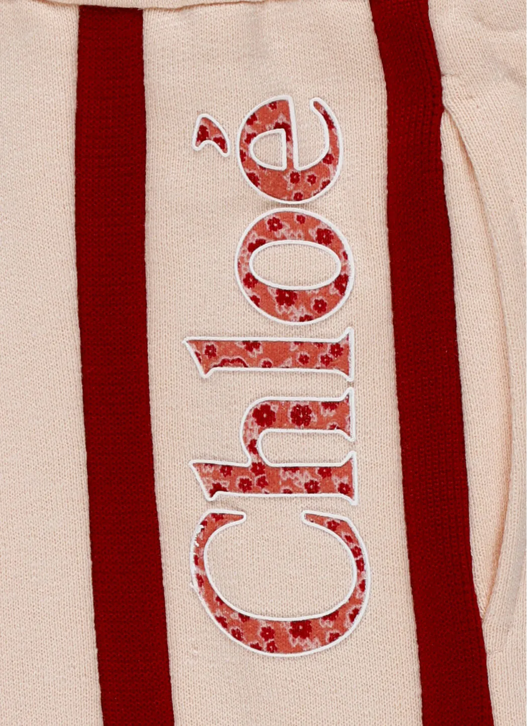 Chlo Kids Logo Embroidered Sweatpants