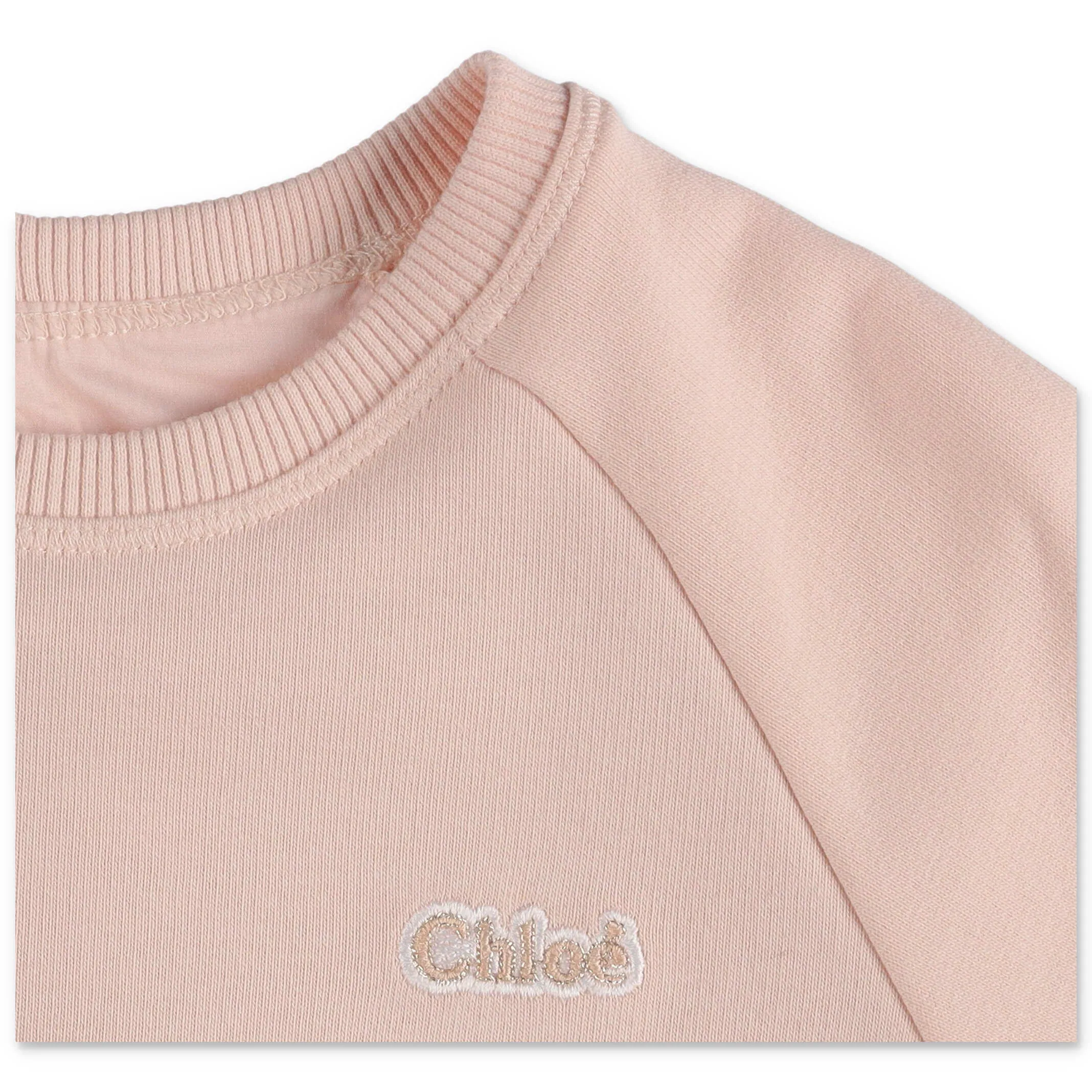 Chlo Kids Logo Embroidered Sweatshirt