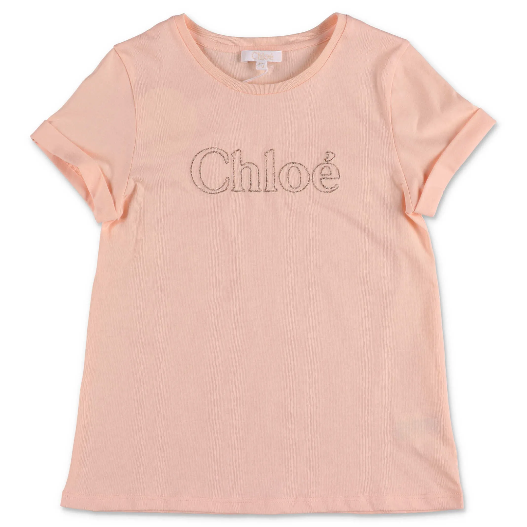 Chlo Kids Logo Embroidered T-Shirt