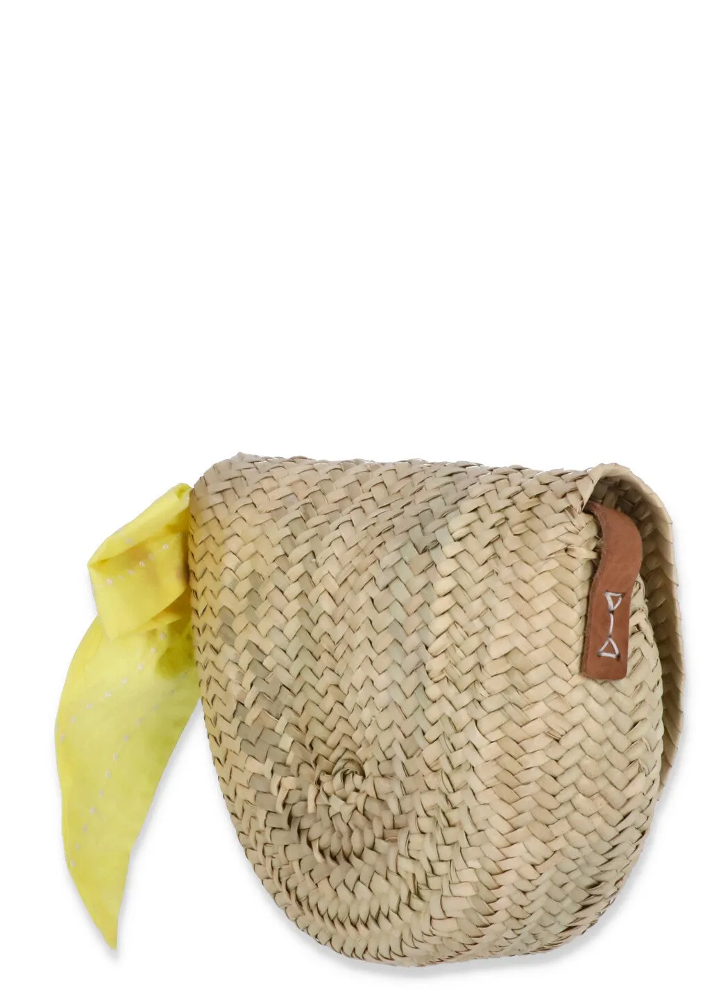 Chlo Kids Logo Patch Woven Shoulder Bag