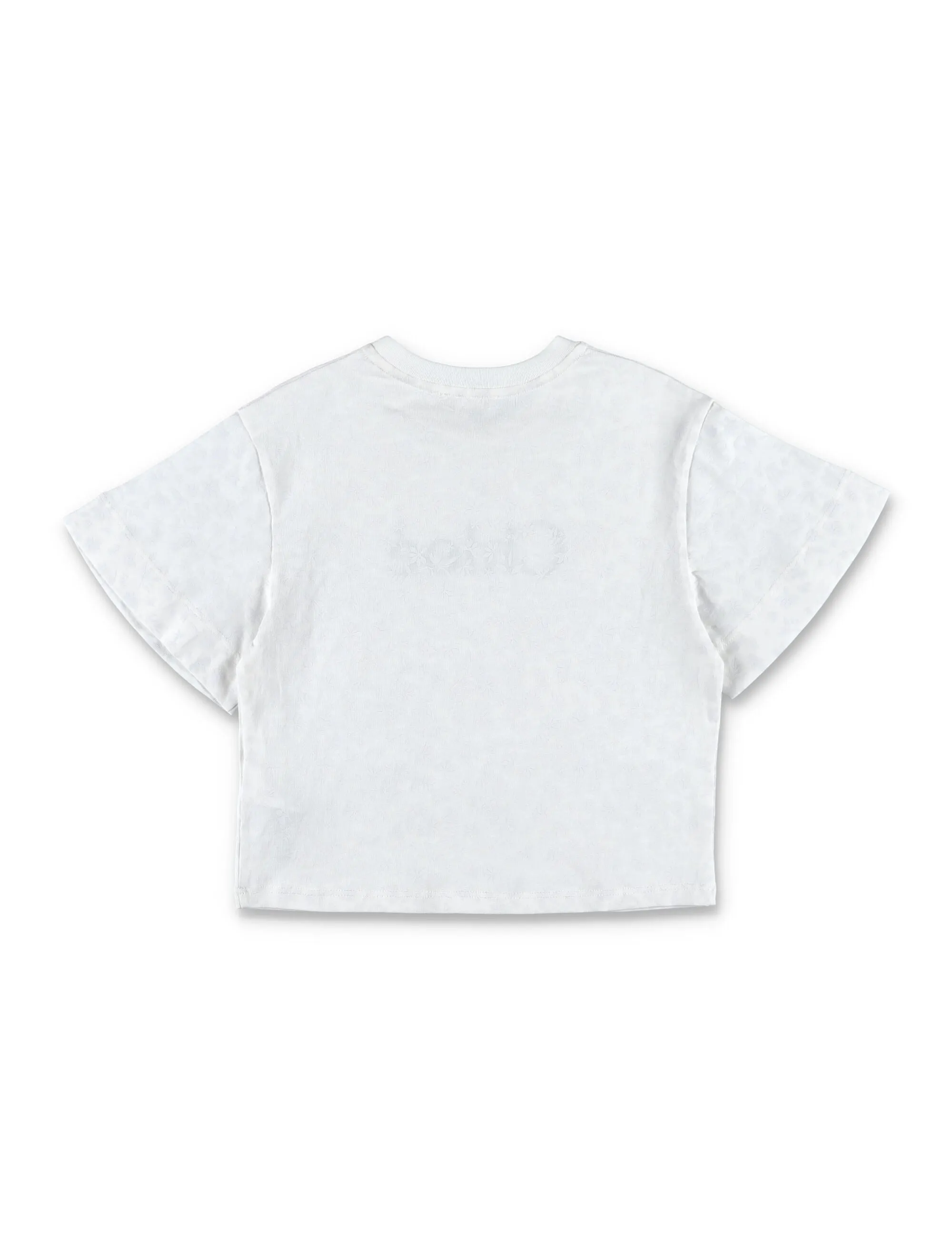 Chlo Kids Logo Print Crewneck T-Shirt