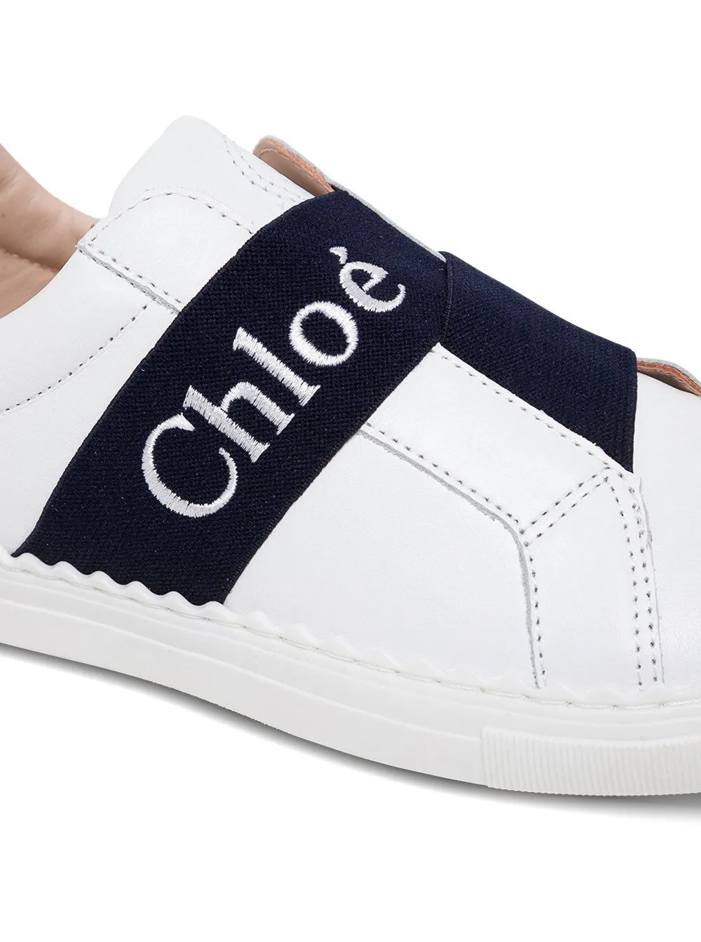 Chlo Kids Logo Tape Sneakers