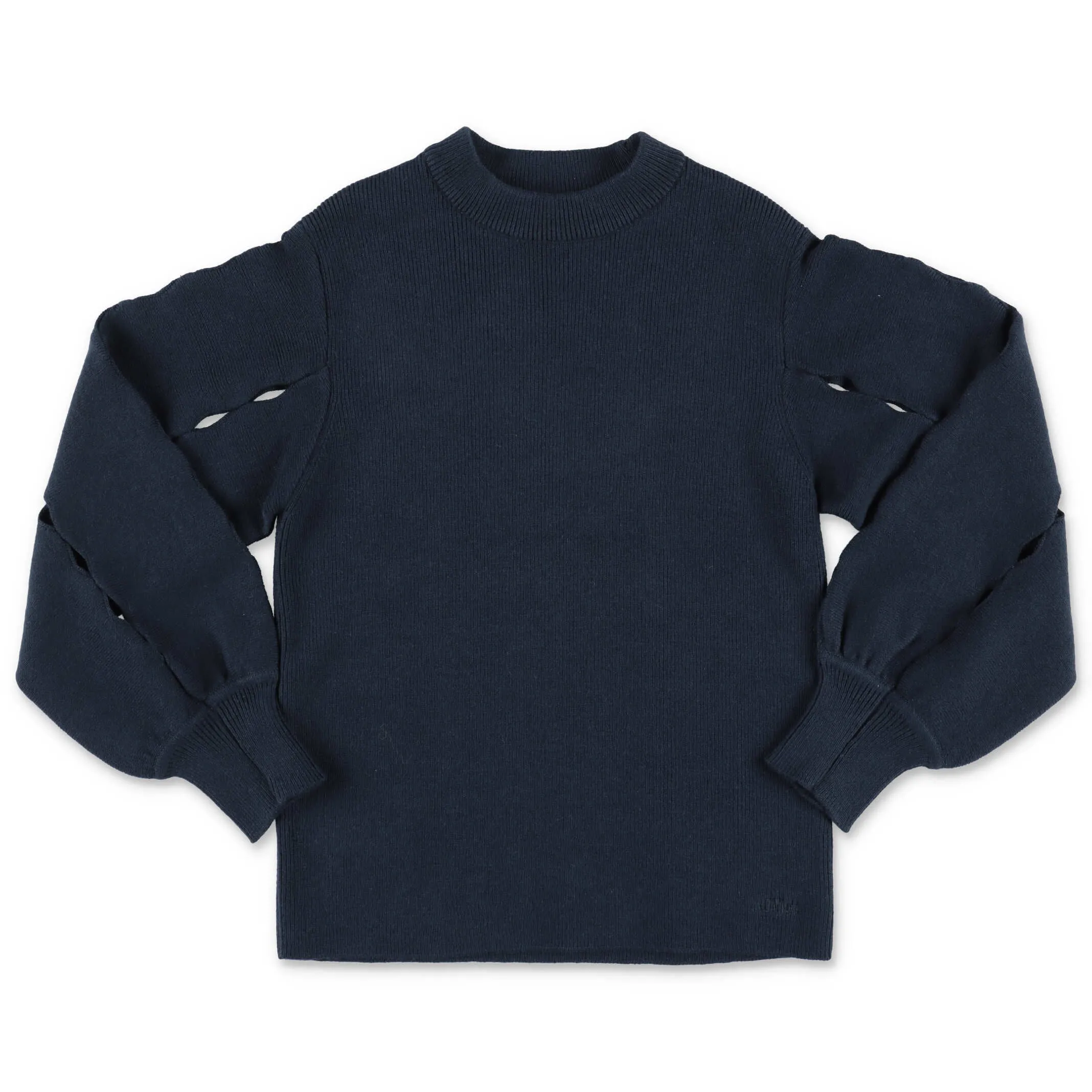 Chlo Kids Puff Sleeve Crewneck Jumper