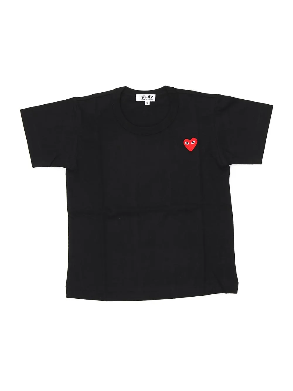 Comme des Garons Play Kids Embroidered Heart T-Shirt