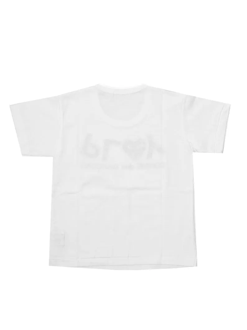 Comme des Garons Play Kids Logo Print T-Shirt