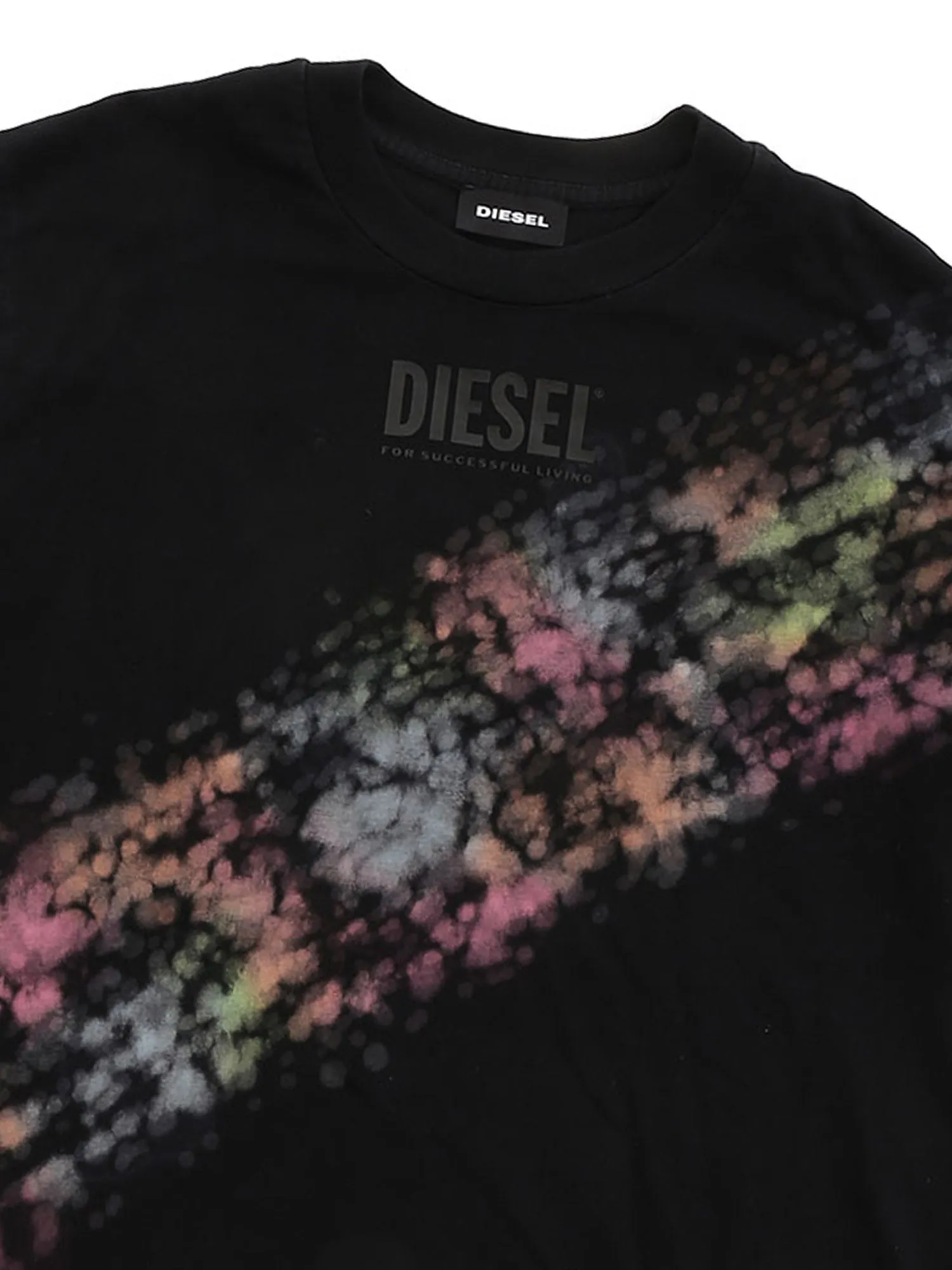 Diesel Kids Abstract Printed T-Shirt