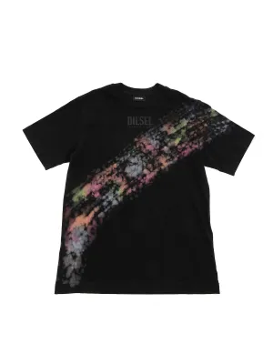 Diesel Kids Abstract Printed T-Shirt