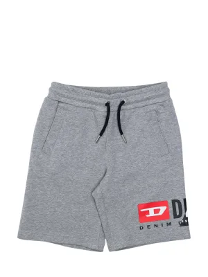 Diesel Kids Double Logo Sweat Shorts