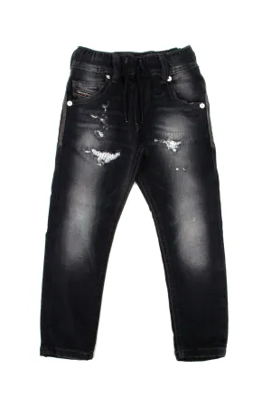 Diesel Kids Drawstring Waist Jeans