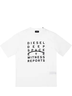 Diesel Kids Eye Witness Crewneck T-Shirt