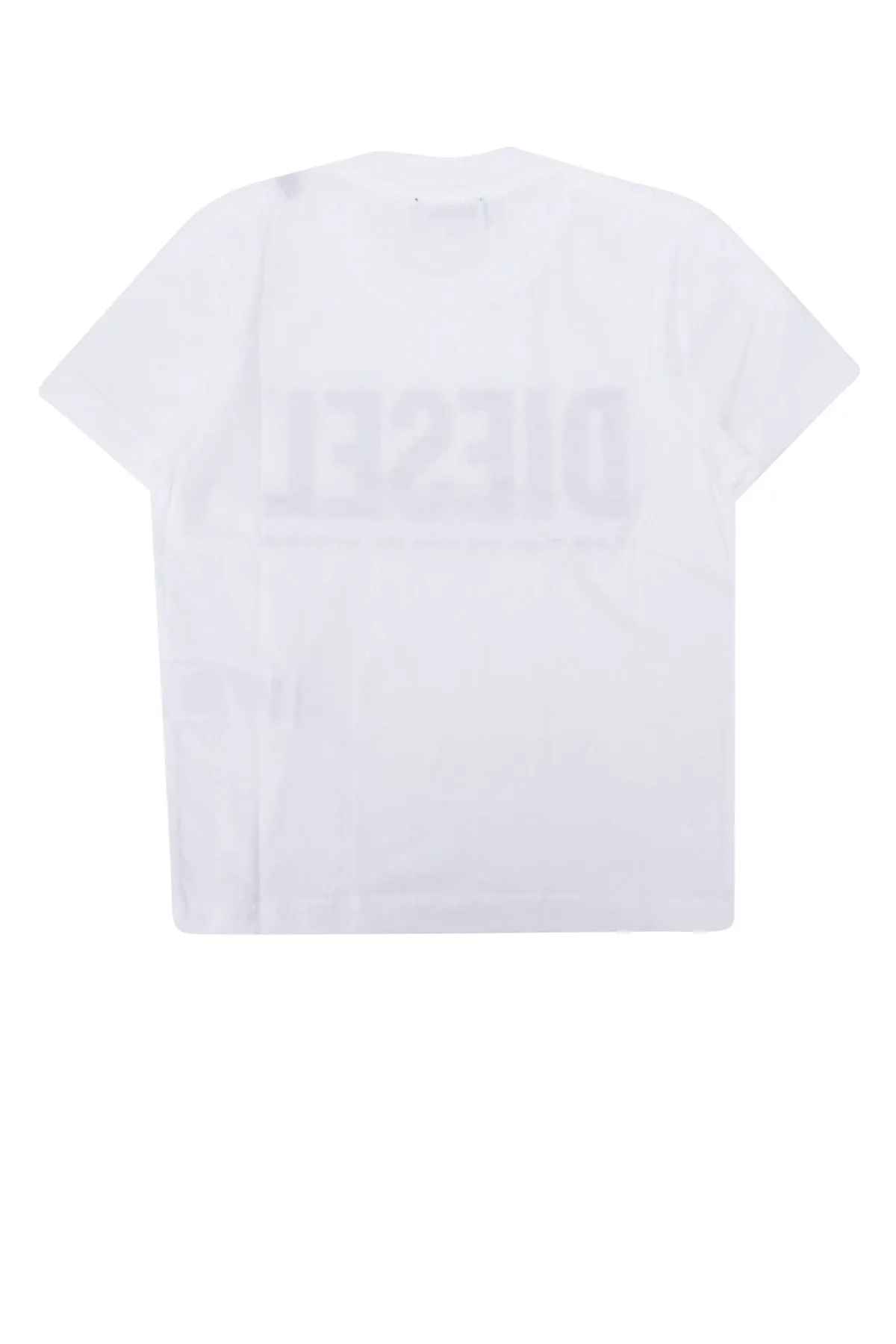 Diesel Kids Logo Print Crewneck T-Shirt