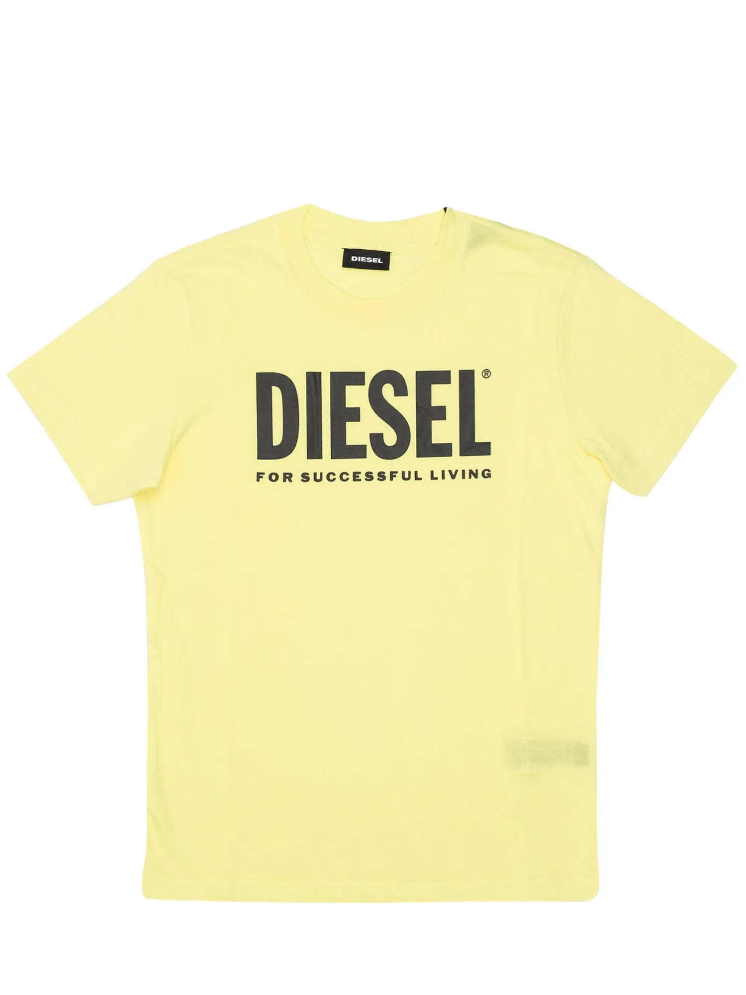Diesel Kids Logo Print Crewneck T-Shirt