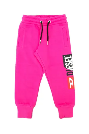 Diesel Kids Logo Print Drawstring Sweatpants