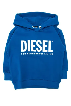 Diesel Kids Logo Print Hoodie