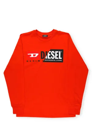Diesel Kids Logo Print Sweatshirt