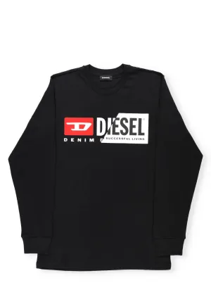 Diesel Kids Logo Print Sweatshirt