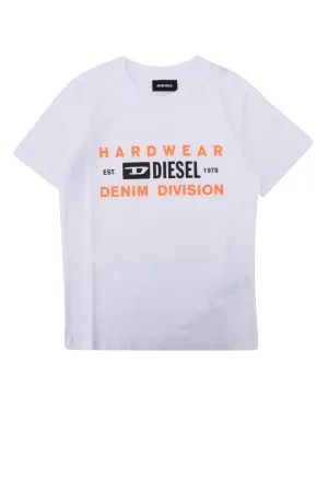Diesel Kids Logo Print T-Shirt